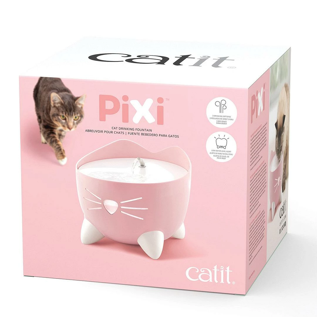 Catit Pixi Drinkfontein Roze 2 Catit Pixi Drinkfontein Roze - Afbeelding 2