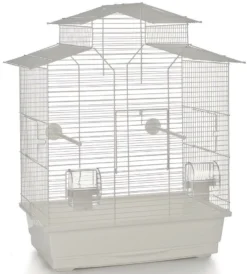 Beeztees Vogelkooi Iza 2 Pagode Wit