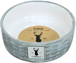 Boony Est. 1941 Voerbak Steen Wicker Grey