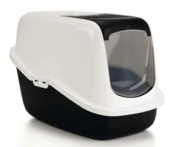 Savic Kattenbak Nestor Zwart/wit