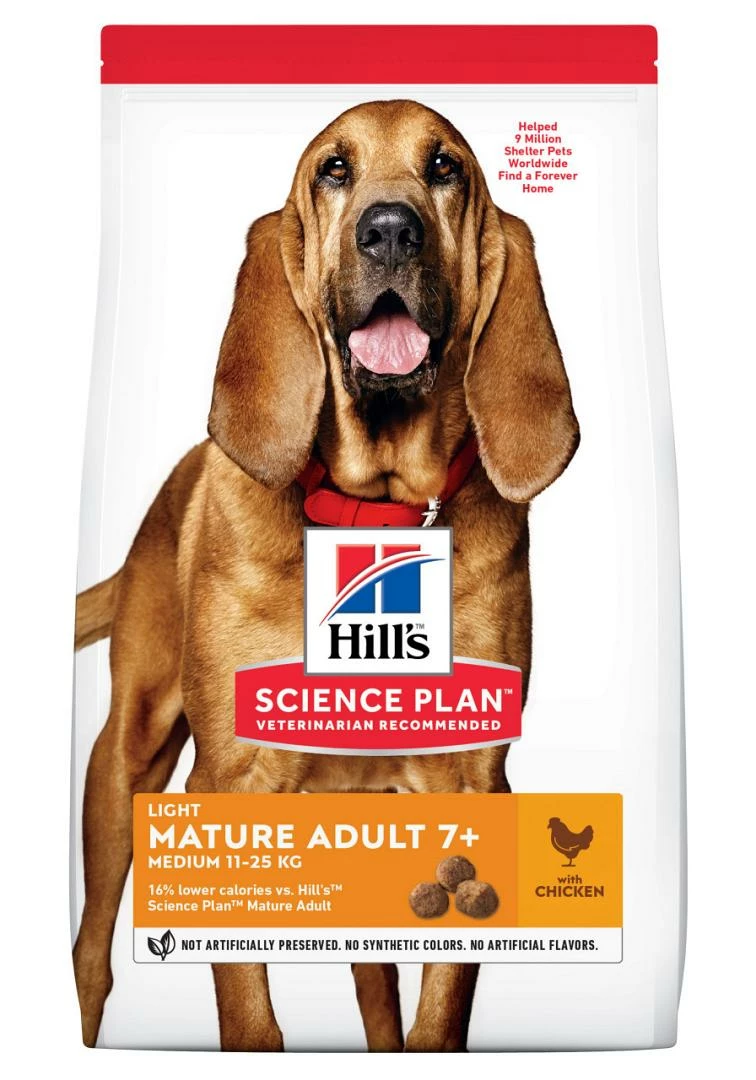 Hill's Science Plan Mature Adult Light Medium Kip 14 Kg 1 Hill's Science Plan Mature Adult Light Medium Kip 14 Kg