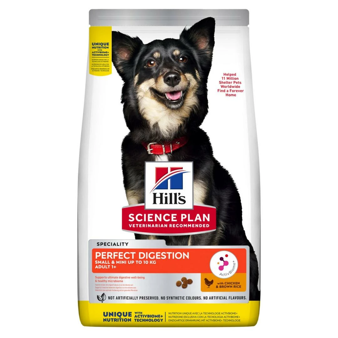 Hill's Science Plan Adult Perfect Digestion Small & Mini 3 Kg 1 Hill's Science Plan Adult Perfect Digestion Small & Mini 3 Kg