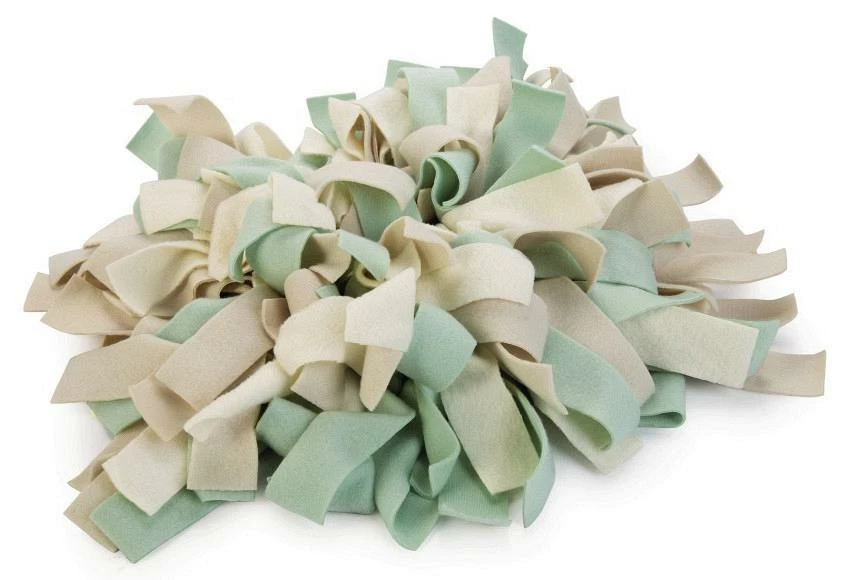 Beeztees Snuffelmat Wispy Grijs/mint 1 Beeztees Snuffelmat Wispy Grijs/mint