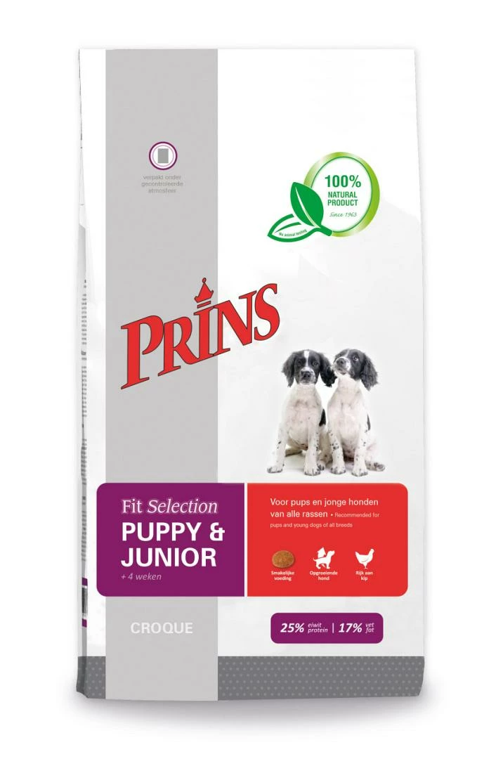 Prins Hondenvoer Fit Selection Puppy & Junior 10 Kg 1 Prins Hondenvoer Fit Selection Puppy & Junior 10 Kg
