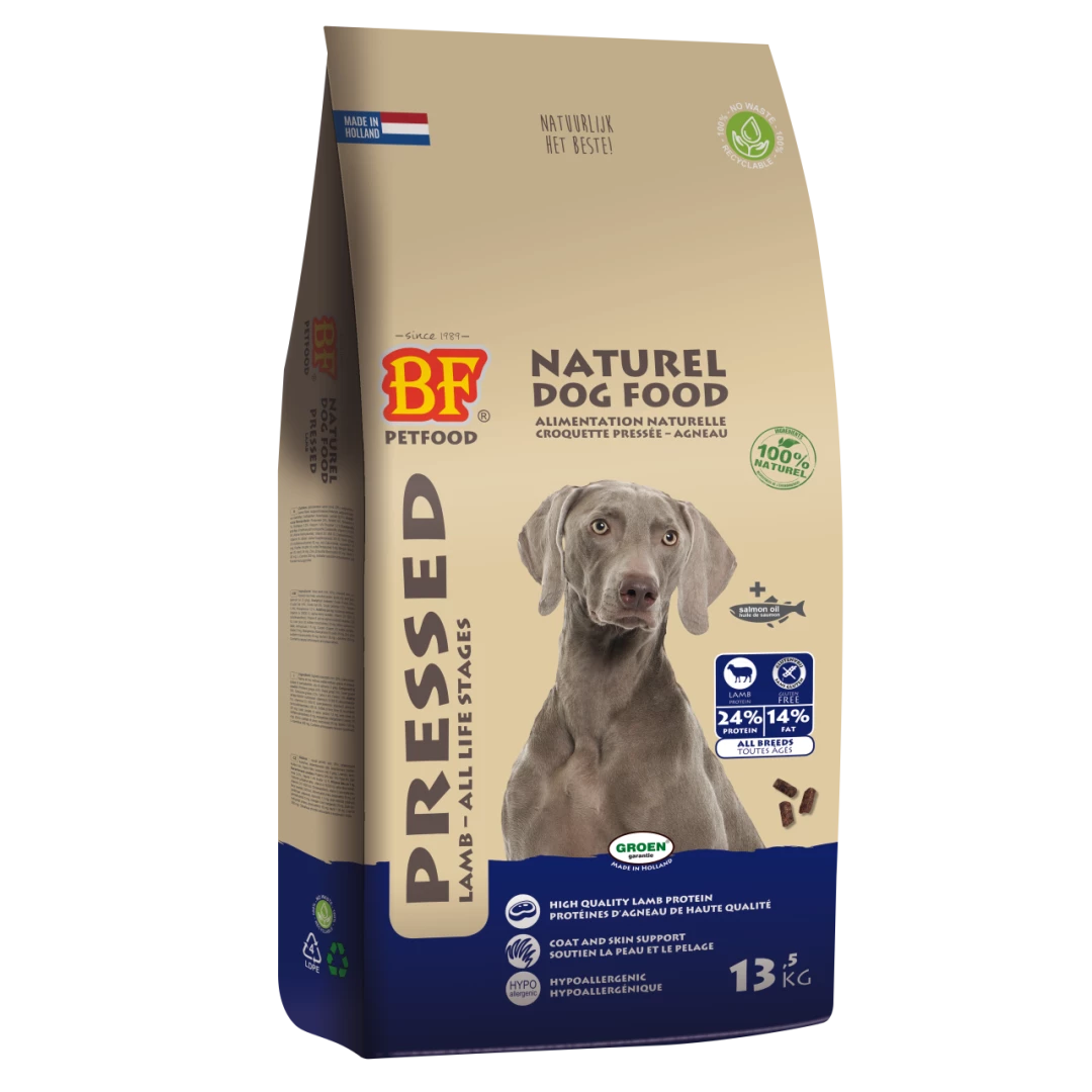 BF Petfood Hondenvoer Geperst Lam 13,5 Kg 1 BF Petfood Hondenvoer Geperst Lam 13,5 Kg