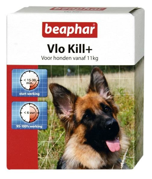 Beaphar Vlo Kill+ Hond Vanaf 11 Kg 6 St 1 Beaphar Vlo Kill+ Hond Vanaf 11 Kg 6 St