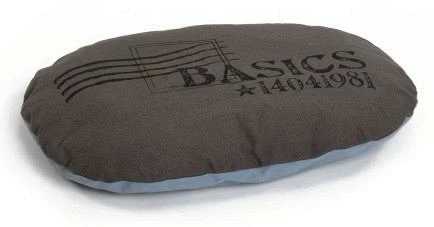 Beeztees Ligkussen Ovaal Basics Bruin/grijs 1 Beeztees Ligkussen Ovaal Basics Bruin/grijs