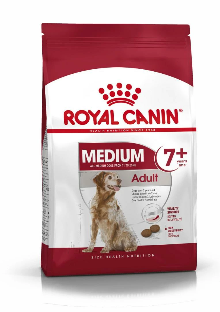 Royal Canin Hondenvoer Medium Adult 7+ 4 Kg 1 Royal Canin Hondenvoer Medium Adult 7+ 4 Kg