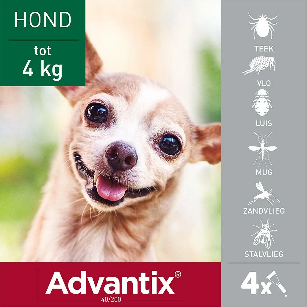 Advantix 40 4 Pipetten 2 Advantix 40 4 Pipetten - Afbeelding 2