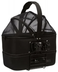 TRIXIE Fietsmand Voor Aan Het Stuur Zwart -Exporteren AvoDierenRuiter winkel 4011905131085 2