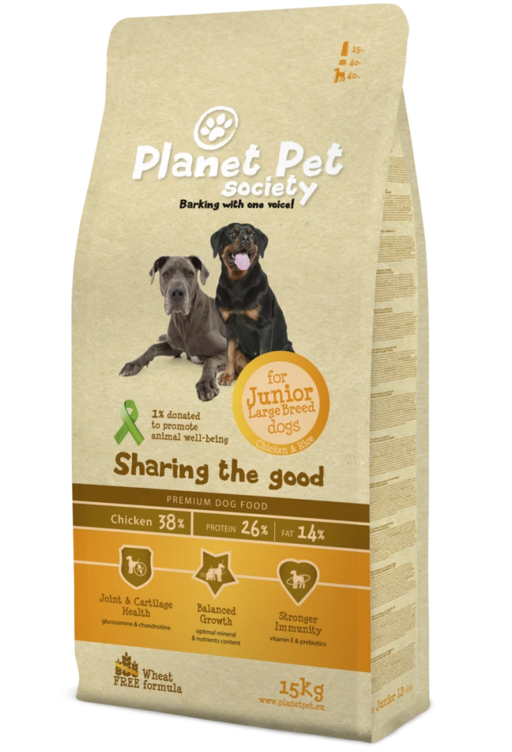 Planet Pet Hondenvoer Junior Large Breed 15 Kg 1 Planet Pet Hondenvoer Junior Large Breed 15 Kg