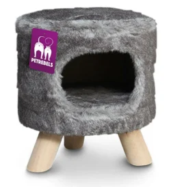 Petrebels Poef Kings & Queens Victoria 45 Royal Grey