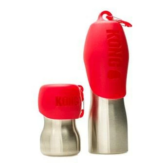 Kong H2O Drinkfles Voor Honden Red 1 Kong H2O Drinkfles Voor Honden Red