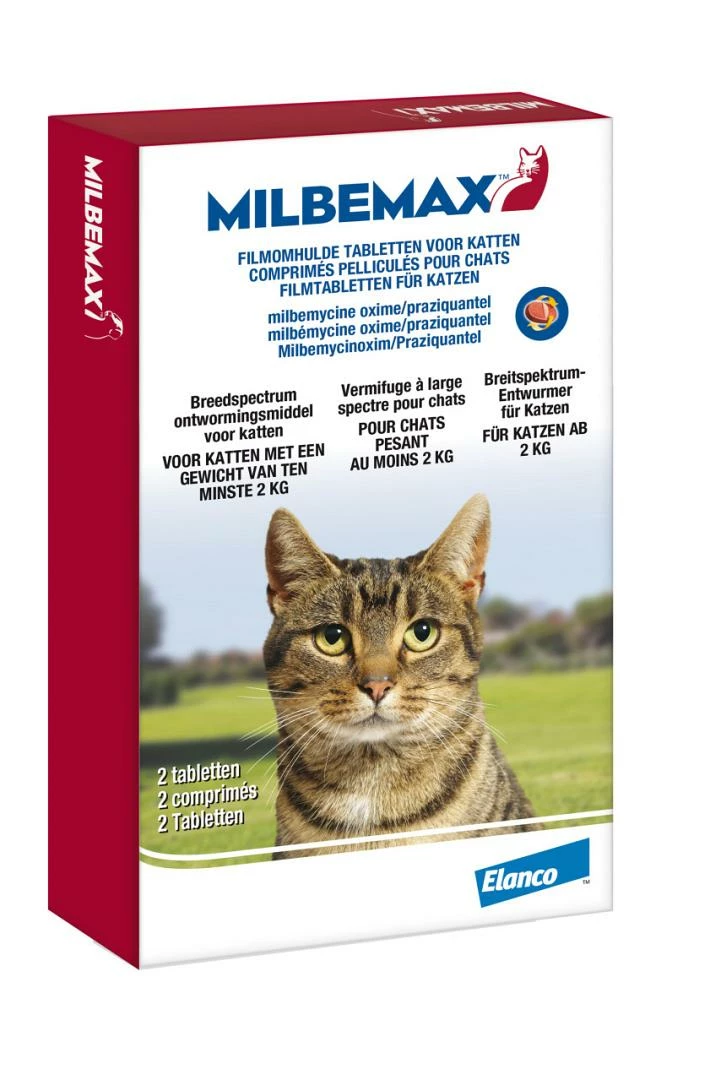 Milbemax Tabletten Kat 2 - 8 Kg 2 St 1 Milbemax Tabletten Kat 2 - 8 Kg 2 St