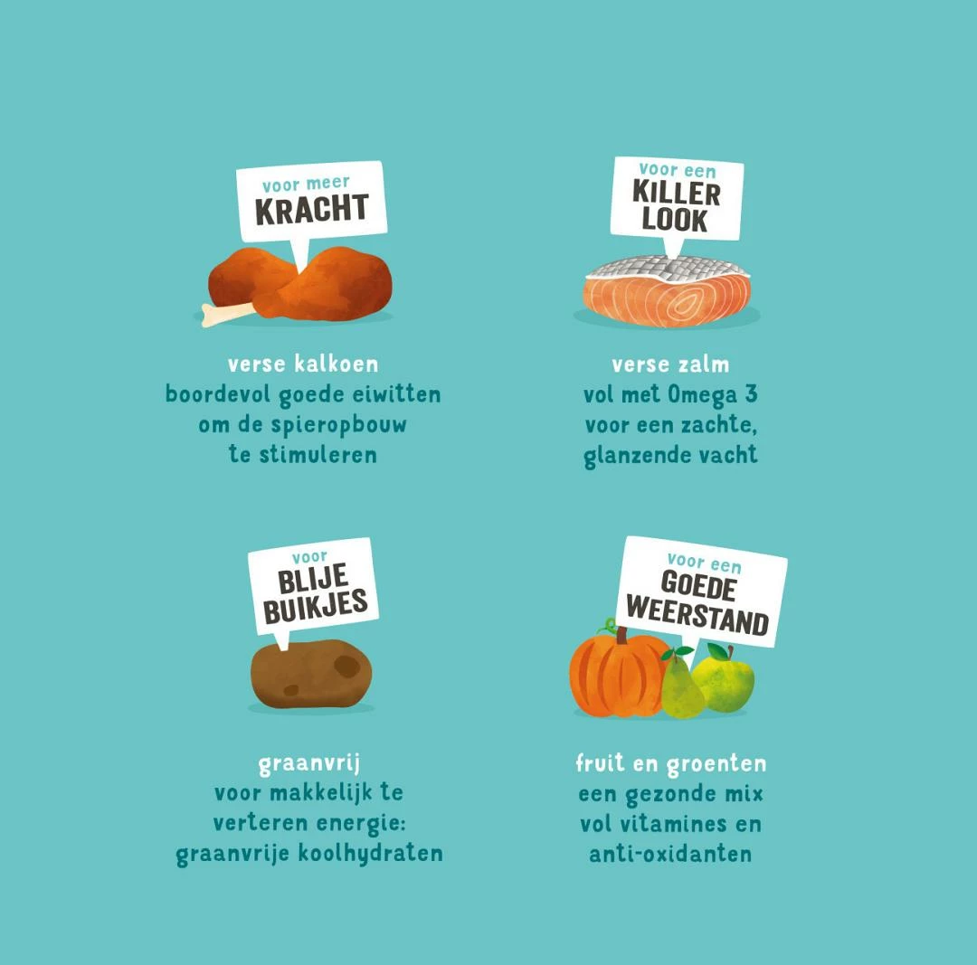 Edgard & Cooper Hondenvoer Puppy Zalm En Kalkoen 2,5 Kg 3 Edgard & Cooper Hondenvoer Puppy Zalm En Kalkoen 2,5 Kg - Afbeelding 3