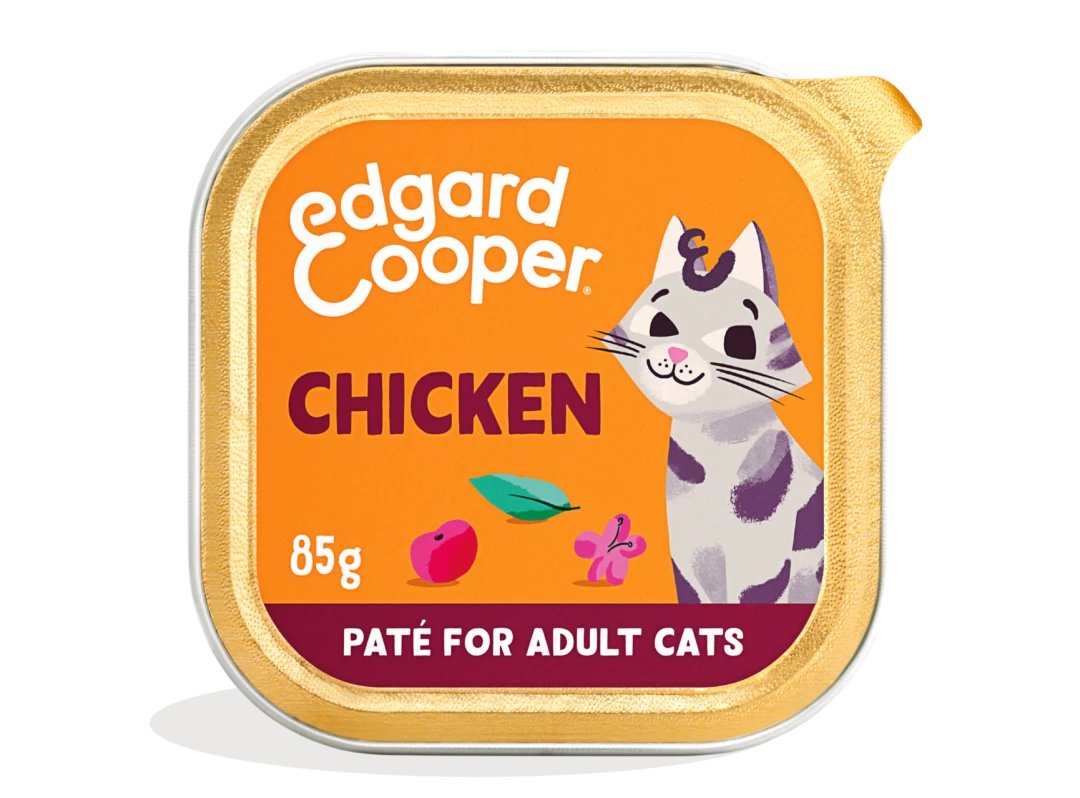 Edgard & Cooper Kattenvoer Adult Kip Paté 85 Gr 1 Edgard & Cooper Kattenvoer Adult Kip Paté 85 Gr