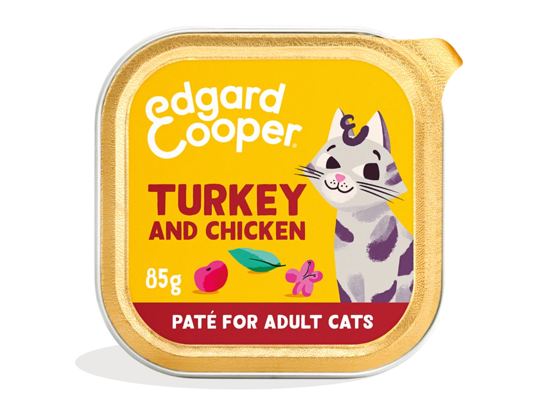 Edgard & Cooper Kattenvoer Adult Kalkoen & Kip Paté 85 Gr 1 Edgard & Cooper Kattenvoer Adult Kalkoen & Kip Paté 85 Gr