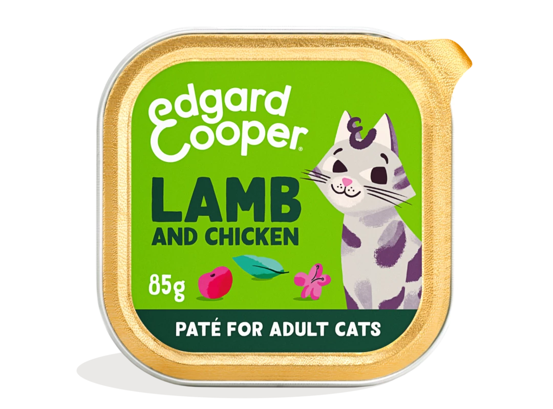Edgard & Cooper Kattenvoer Adult Lam & Kip Paté 85 Gr 1 Edgard & Cooper Kattenvoer Adult Lam & Kip Paté 85 Gr