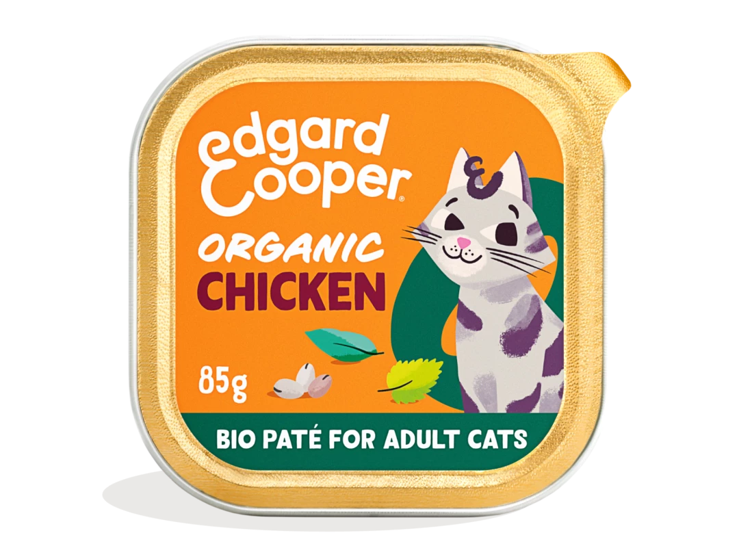Edgard & Cooper Kattenvoer Adult Organic Kip Paté 85 Gr 1 Edgard & Cooper Kattenvoer Adult Organic Kip Paté 85 Gr