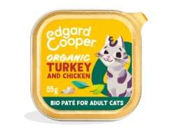 Edgard & Cooper Kattenvoer Adult Organic Kalkoen & Kip Paté 85 Gr