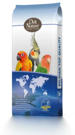 Deli Nature Grote Parkiet Zonder Zonnepitten Nr. 68 - 20 Kg