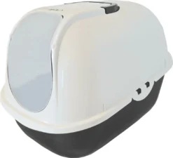 Moderna Kattenbak Budget Cat Donkergrijs/wit