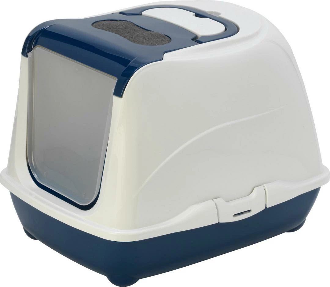 Moderna Kattenbak Flip Cat Blue Berry 1 Moderna Kattenbak Flip Cat Blue Berry