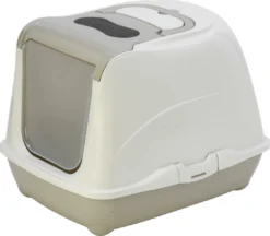 Moderna Kattenbak Flip Cat Warmgrijs