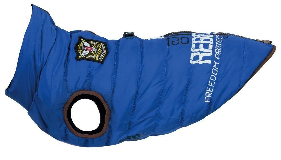 TRIXIE Hondenjas Met Tuig Saint-Malo Blauw 1 TRIXIE Hondenjas Met Tuig Saint-Malo Blauw