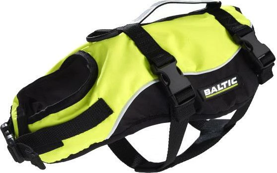 Baltic Kattenzwemvest Maja Geel/Zwart 1 Baltic Kattenzwemvest Maja Geel/Zwart