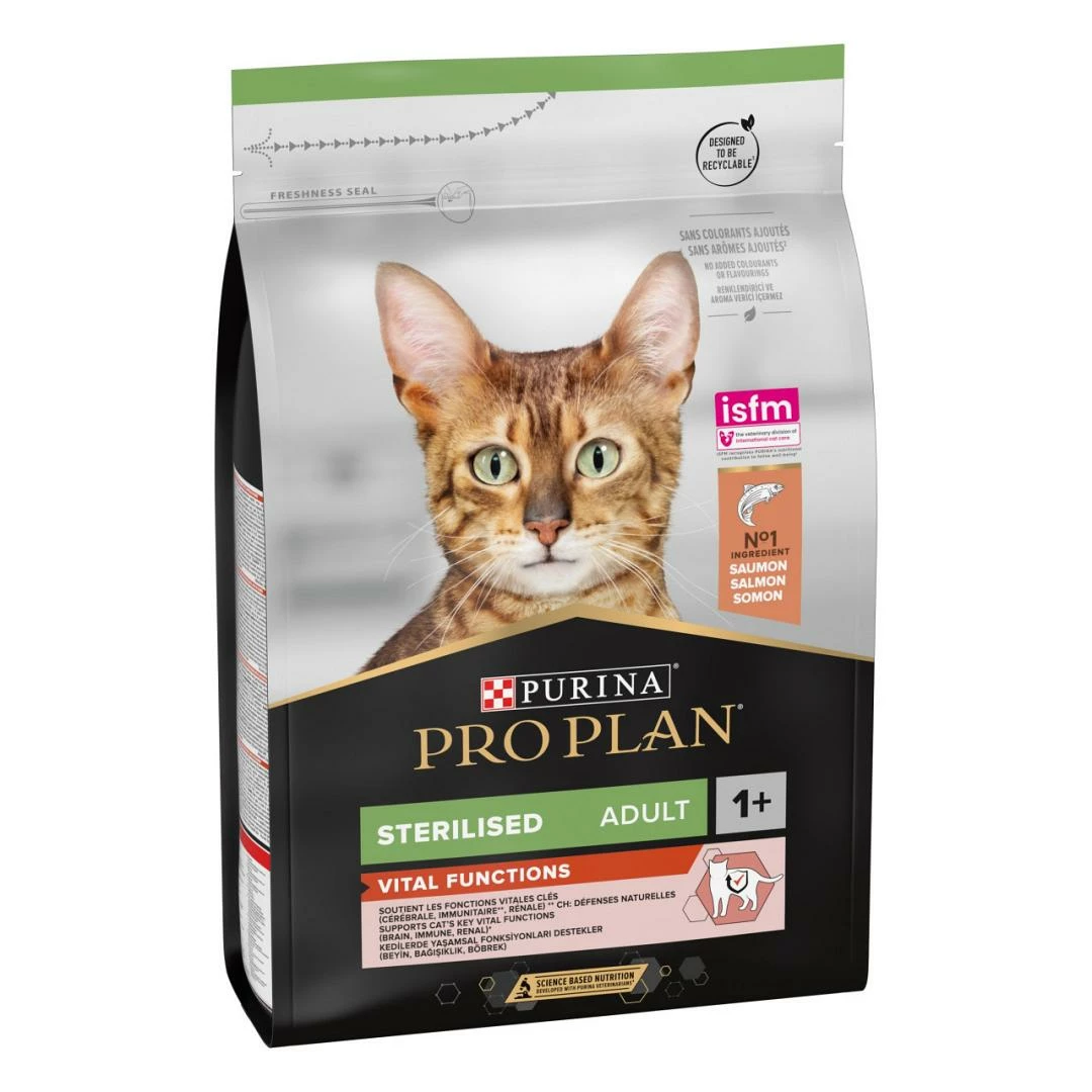Pro Plan Kattenvoer Sterilised Adult 1+ Zalm 3 Kg 1 Pro Plan Kattenvoer Sterilised Adult 1+ Zalm 3 Kg