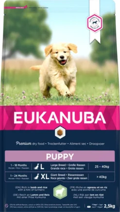 Eukanuba Hondenvoer Puppy/Junior Lamb & Rice 2,5 Kg