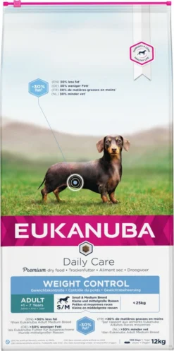 Eukanuba Hondenvoer Medium Weight Control 12 Kg