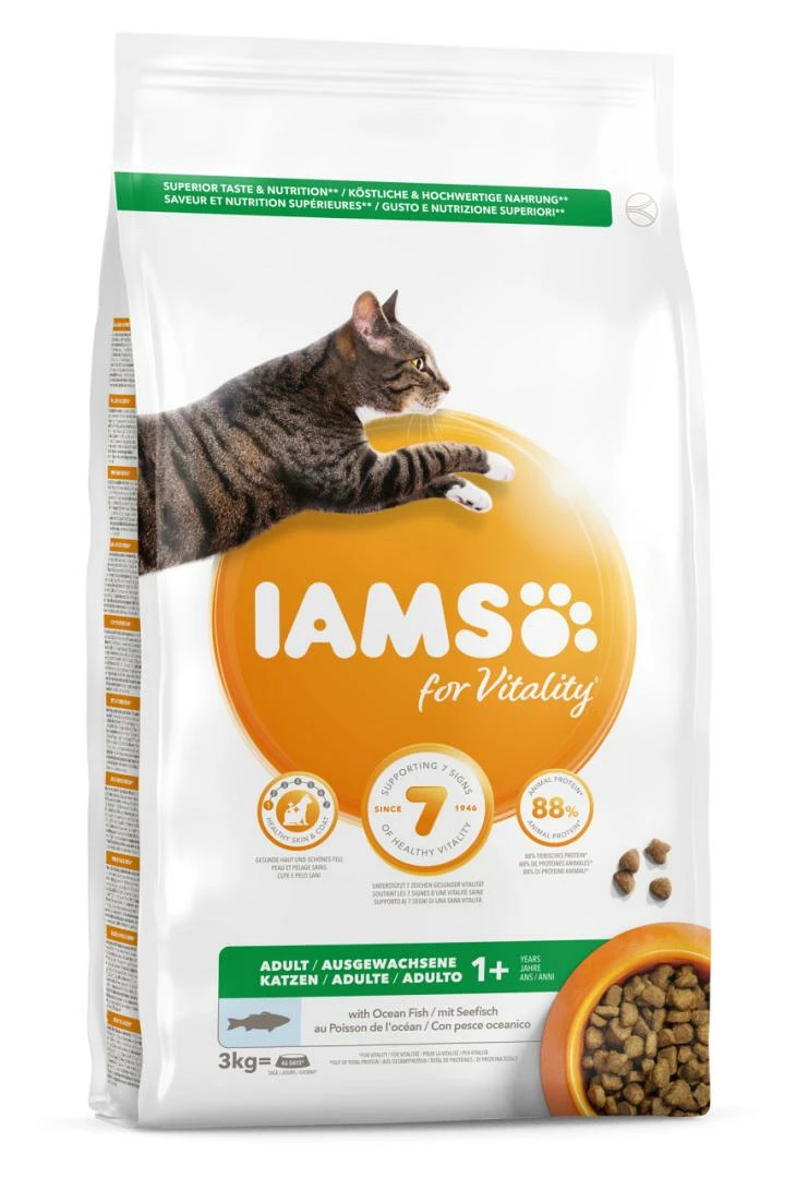 IAMS Kattenvoer Adult Ocean Fish 3 Kg 1 IAMS Kattenvoer Adult Ocean Fish 3 Kg