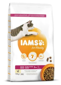 IAMS Kattenvoer Senior Chicken 10 Kg