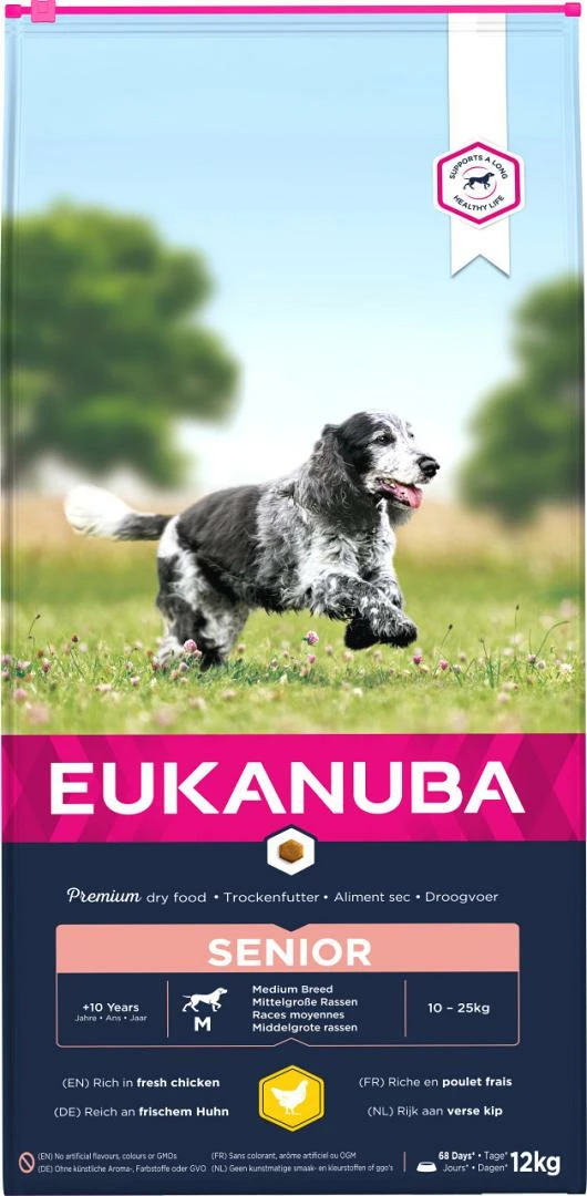 Eukanuba Hondenvoer Caring Senior Medium Breed 12 Kg 1 Eukanuba Hondenvoer Caring Senior Medium Breed 12 Kg