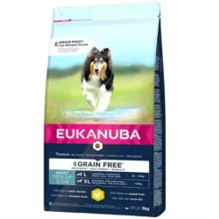 Eukanuba Hondenvoer Adult L/XL Grain Free Chicken 3 Kg