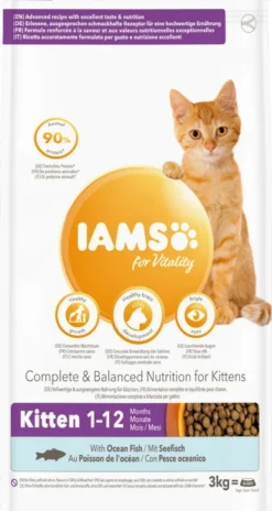 IAMS Kattenvoer Kitten Ocean Fish 3 Kg