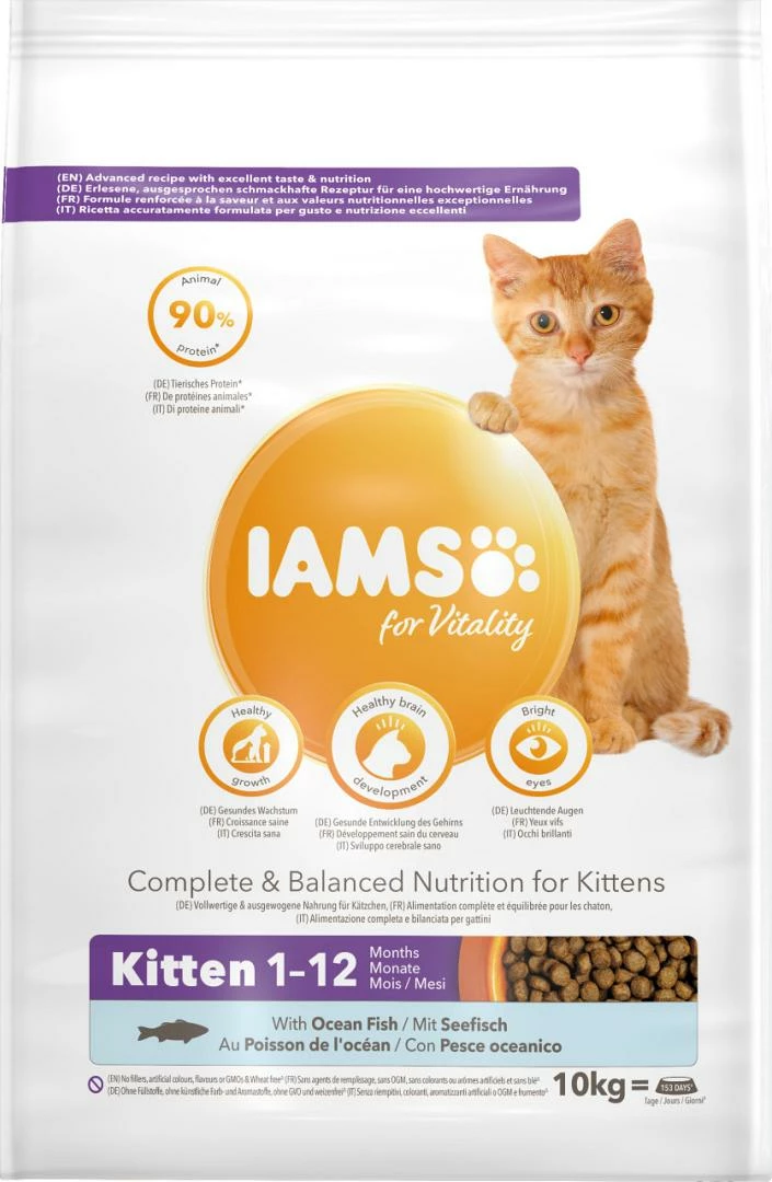 IAMS Kattenvoer Kitten Ocean Fish 10 Kg 1 IAMS Kattenvoer Kitten Ocean Fish 10 Kg