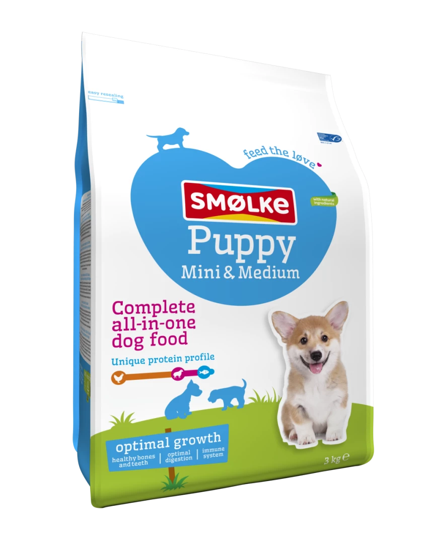 Smølke Hondenvoer Puppy Mini-Medium 3 Kg 1 Smølke Hondenvoer Puppy Mini-Medium 3 Kg