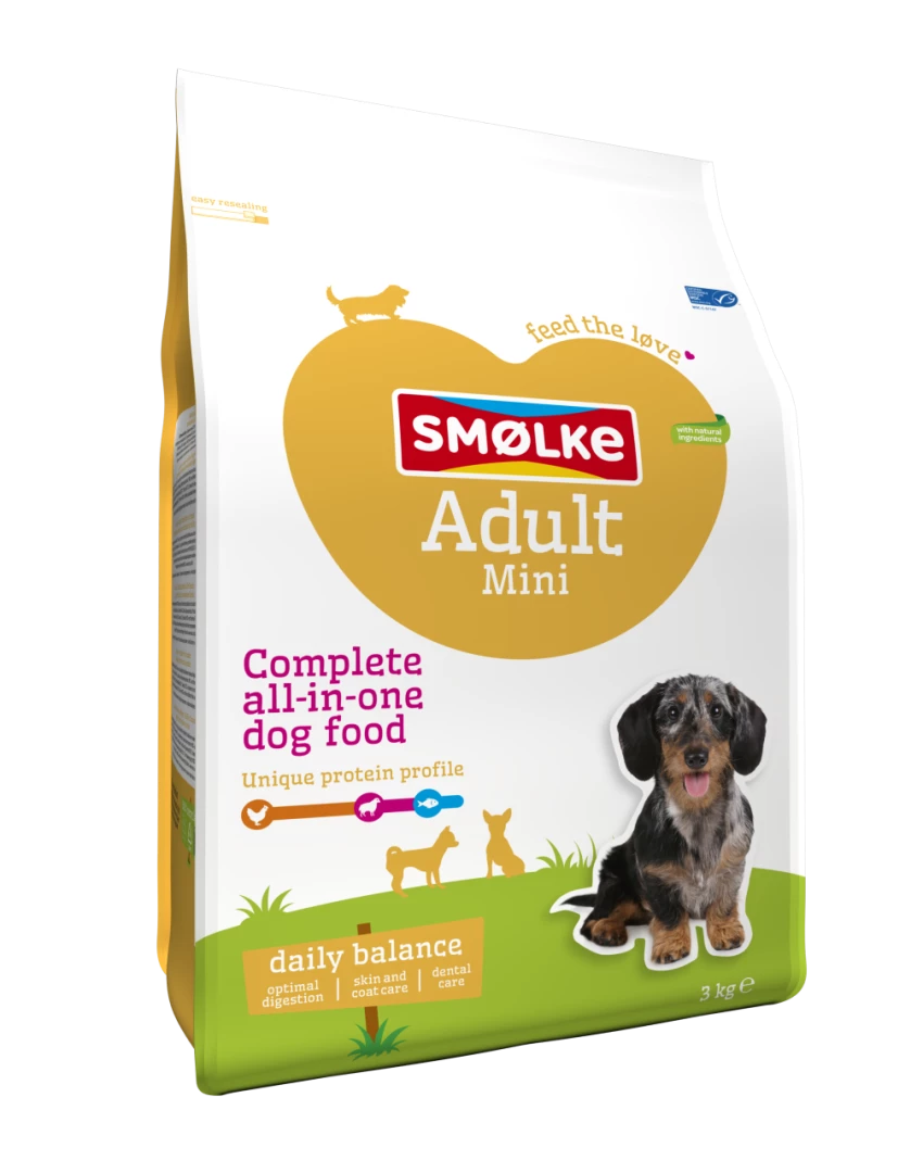 Smølke Hondenvoer Adult Mini 3 Kg 1 Smølke Hondenvoer Adult Mini 3 Kg