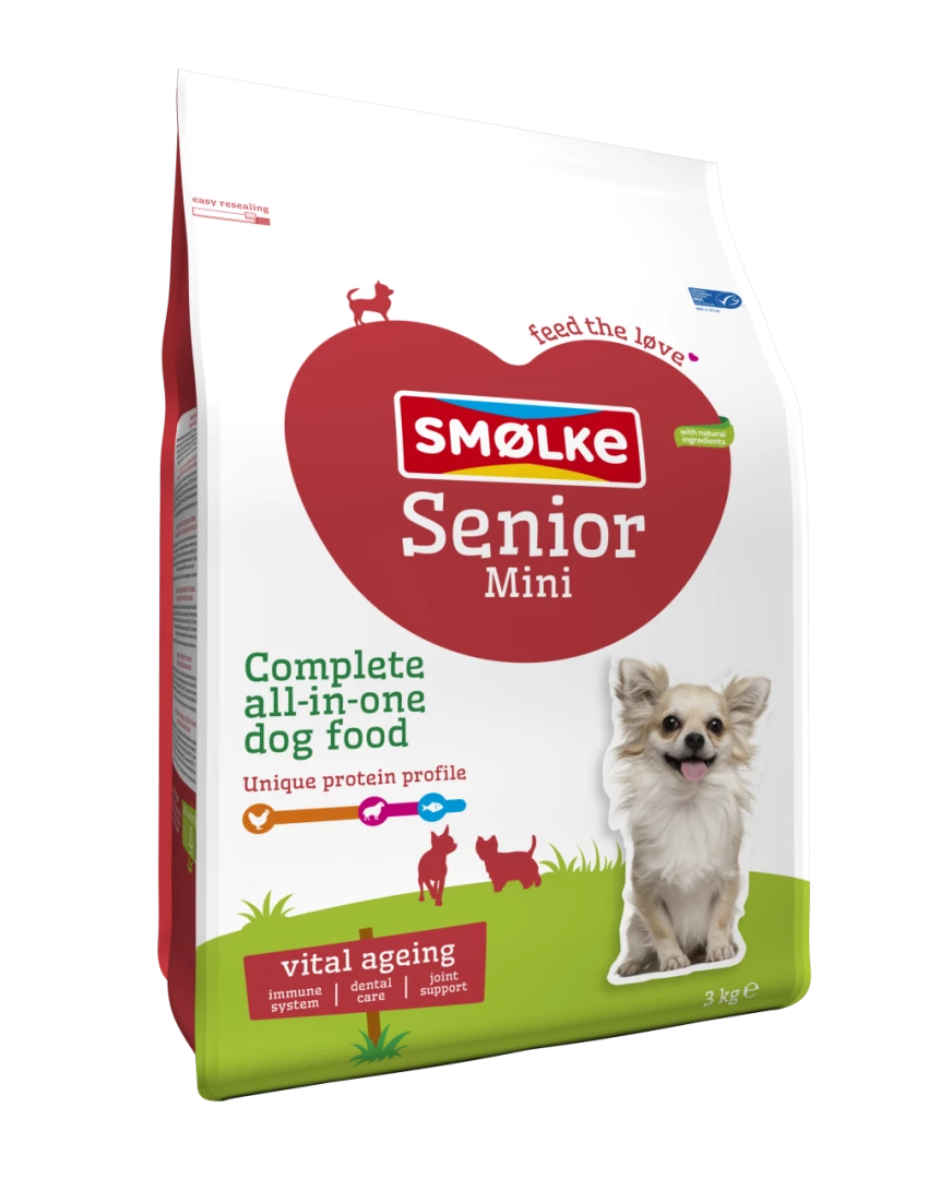 Smølke Hondenvoer Senior Mini 3 Kg 1 Smølke Hondenvoer Senior Mini 3 Kg