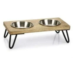 Designed By Lotte Voer- En Drinkbak Linga Bruin