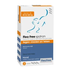 Flea Free Spot-On Hond 40 - 60 Kg 3 Pipetten