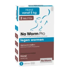 No Worm Pro Hond 2 Tabletten