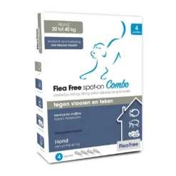 Flea Free Spot-On Combo Hond 20 - 40 Kg 4 Pipetten