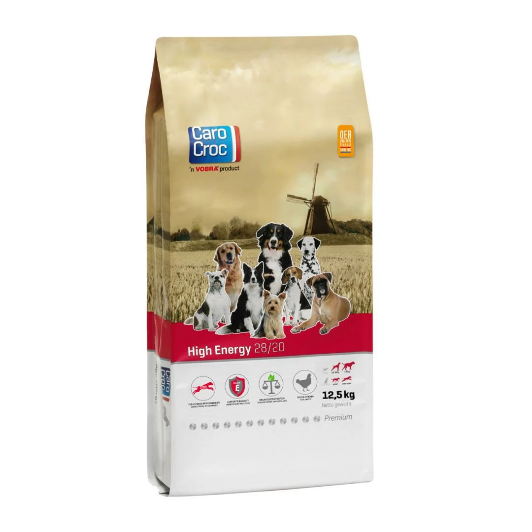 CaroCroc Hondenvoer High Energy 12,5 Kg 1 CaroCroc Hondenvoer High Energy 12,5 Kg