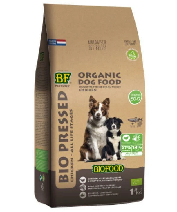 BF Petfood Hondenvoer Bio Geperst 1,5 Kg 1 BF Petfood Hondenvoer Bio Geperst 1,5 Kg