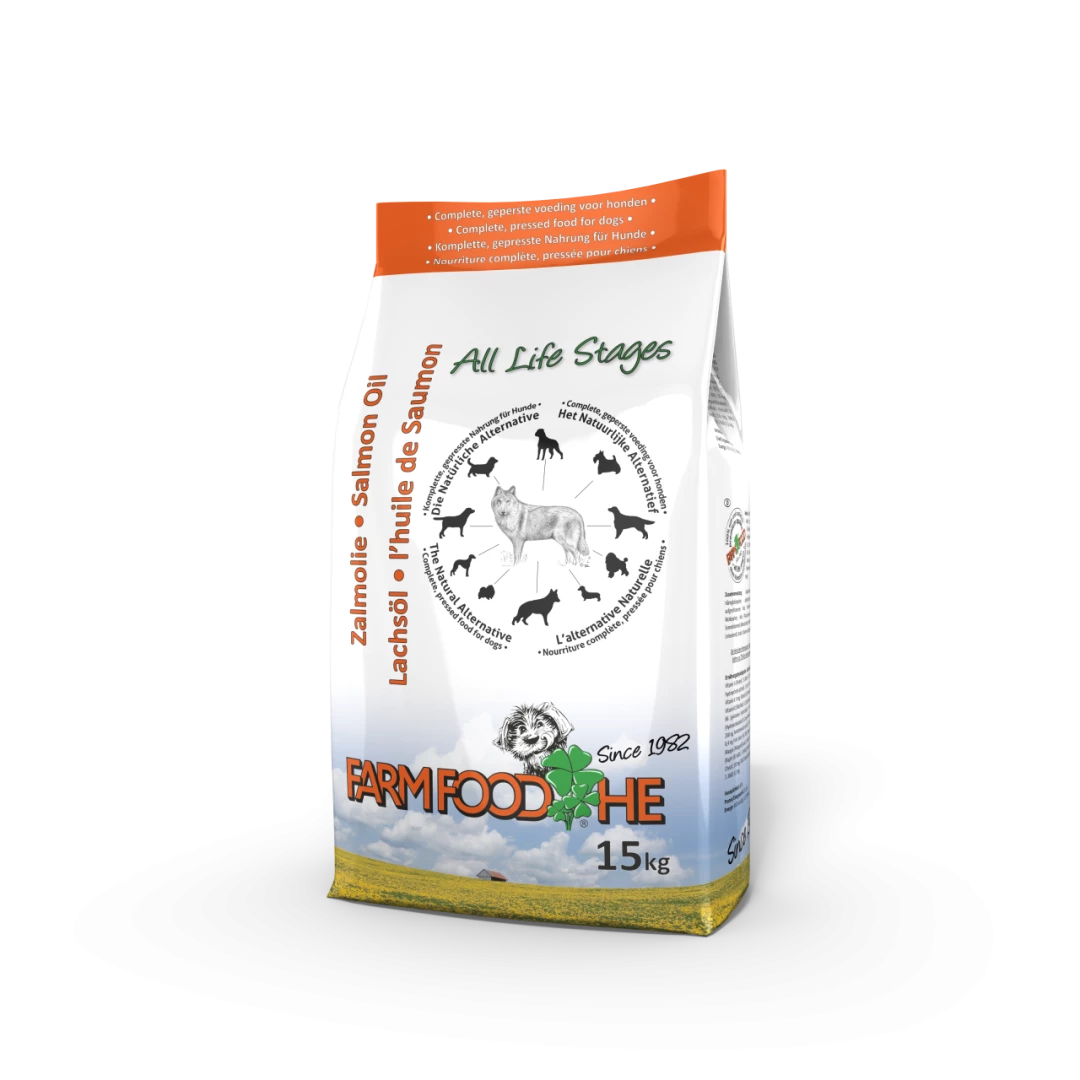 Farm Food Hondenvoer HE Zalmolie 15 Kg 1 Farm Food Hondenvoer HE Zalmolie 15 Kg