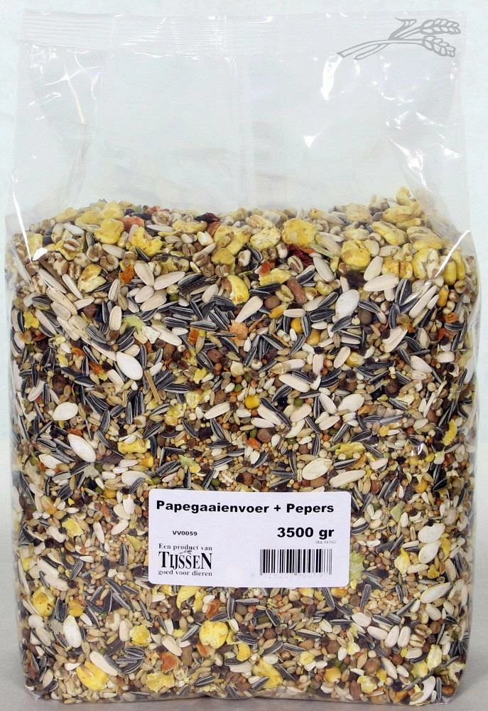 Papegaaivoer Met Pepers 3,5 Kg 3 Papegaaivoer Met Pepers 3,5 Kg - Afbeelding 3